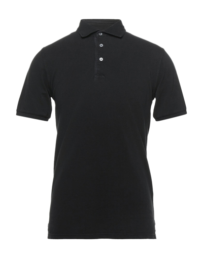 Fedeli Polo Shirts In Black