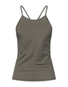 Merci , Tank Tops In Military Green