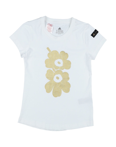 Adidas X Marimekko Kids' T-shirts In White