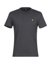 Lyle & Scott T-shirts In Steel Grey