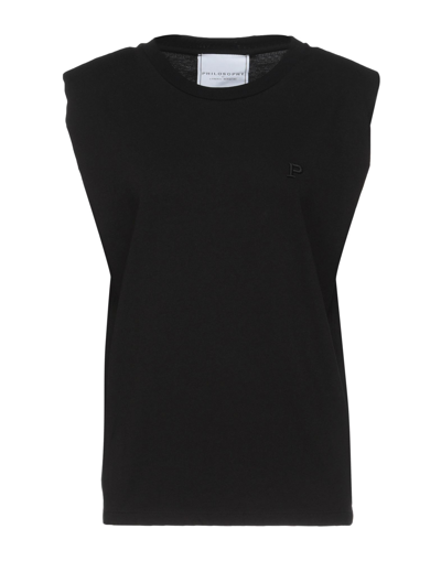 Philosophy Di Lorenzo Serafini T-shirts In Black