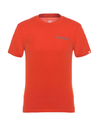 Element T-shirts In Orange