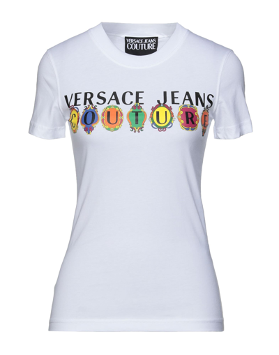 Versace Jeans Couture T-shirts In White