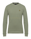 Lyle & Scott Sweatshirts In Sage Green