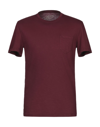 Bl'ker T-shirts In Maroon