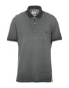 Brooksfield Polo Shirts In Grey