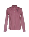 Aeronautica Militare Shirts In Garnet