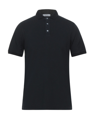 Alpha Studio Polo Shirts In Blue