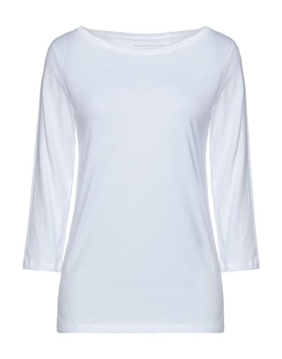 Majestic T-shirts In Grey