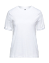 Pieces T-shirts In White