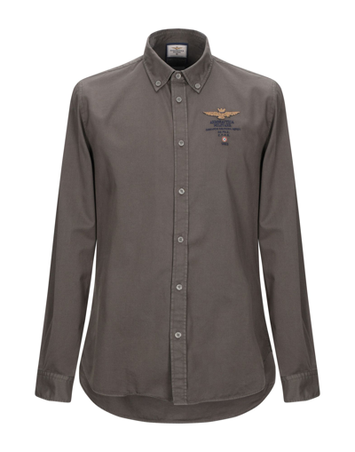 Aeronautica Militare Shirts In Military Green