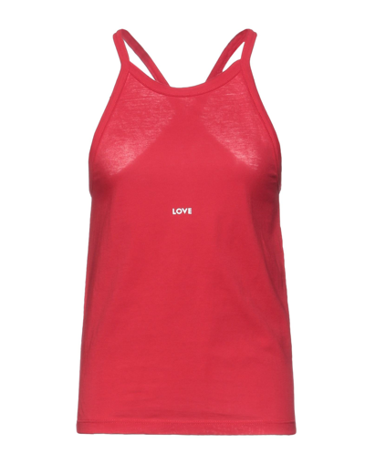 Merci , Tank Tops In Red