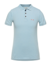 Project E Polo Shirts In Blue