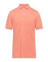 Fedeli Polo Shirts In Apricot