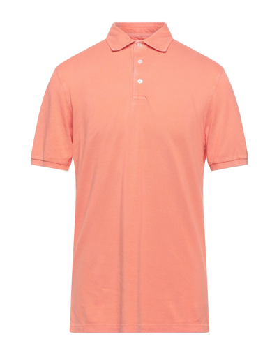 Fedeli Polo Shirts In Salmon Pink