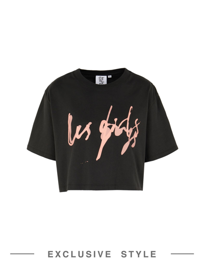 Les Girls Les Boys X Yoox T-shirts In Grey