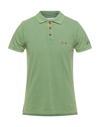 Project E Polo Shirts In Light Green