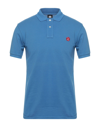 Aspesi Polo Shirts In Pastel Blue