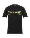 Plein Sport T-shirts In Black