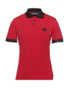 Versace Jeans Couture Polo Shirts In Red