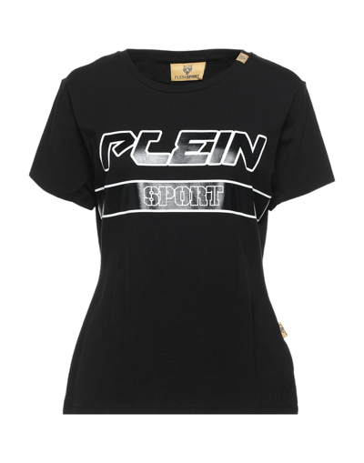 Plein Sport T-shirts In Black