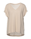 Majestic T-shirts In Beige