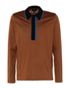 Dunhill Polo Shirts In Brown