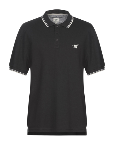 Henry Cotton's Polo Shirts In Black