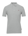 Napapijri Polo Shirts In Grey