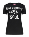 One Teaspoon Fitted Printed Cotton T-shirt In Black