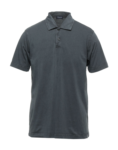 Drumohr Polo Shirts In Grey