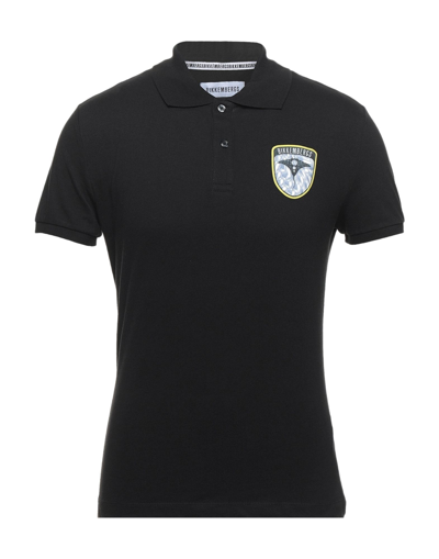 Bikkembergs Polo Shirts In Black