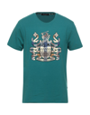 Aquascutum T-shirts In Deep Jade