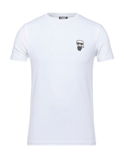 Karl Lagerfeld T-shirts In White