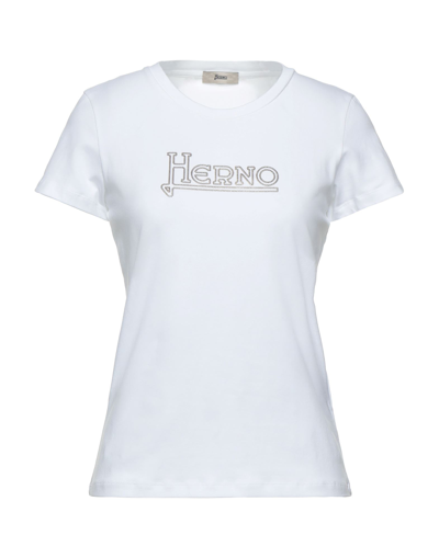 Herno T-shirts In White