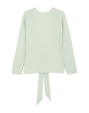 LES HÉROÏNES BY VANESSA COCCHIARO LES HÉROÏNES BY VANESSA COCCHIARO WOMAN TOP LIGHT GREEN SIZE 10 ACETATE, VISCOSE,38970223VQ 2