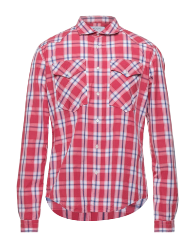 Aglini Shirts In Red