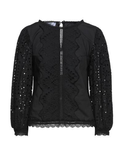 Soallure Blouses In Black