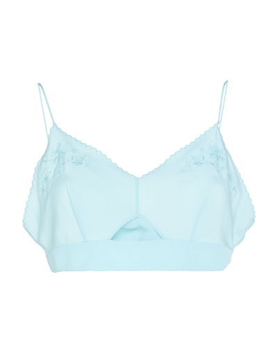 Alberta Ferretti Tops In Sky Blue