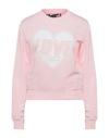 Love Moschino Sweatshirts In Light Pink
