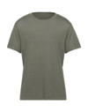 Majestic T-shirts In Military Green