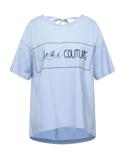 Semicouture T-shirts In Blue