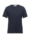 Vneck T-shirts In Dark Blue