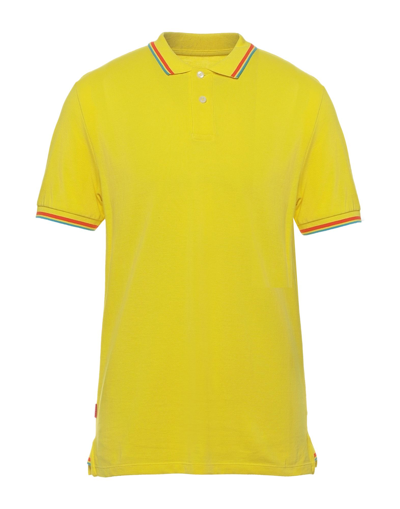 At.p.co Polo Shirts In Yellow