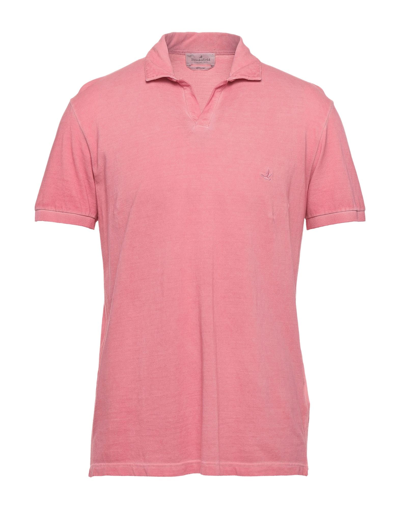 Brooksfield Polo Shirts In Pink