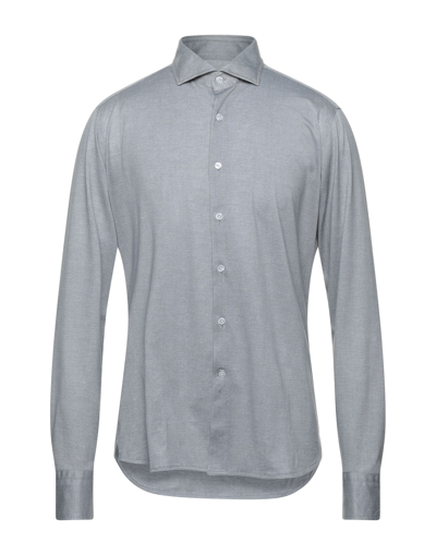 Sonrisa Man Shirt Grey Size S Cotton