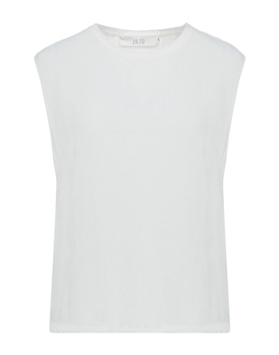 19.70 Nineteen Seventy Tops In White