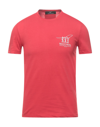 Henry Cotton's T-shirts In Red