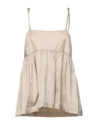 Semicouture Tops In Beige