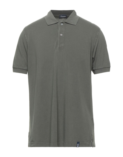 Drumohr Polo Shirts In Green